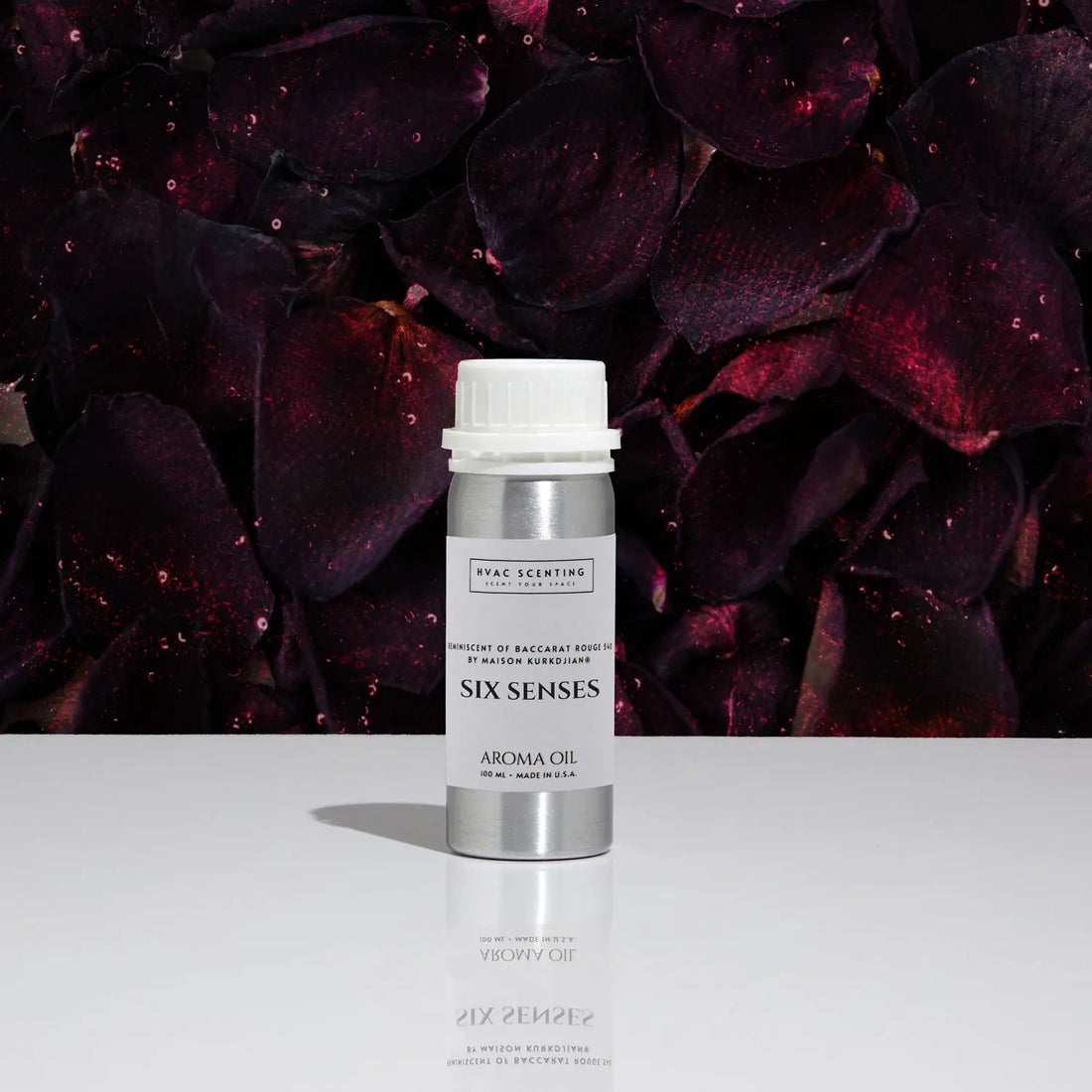 Six Senses fragrance oil for diffuser, inspired by the luxurious fragrance Baccarat Rouge 540.