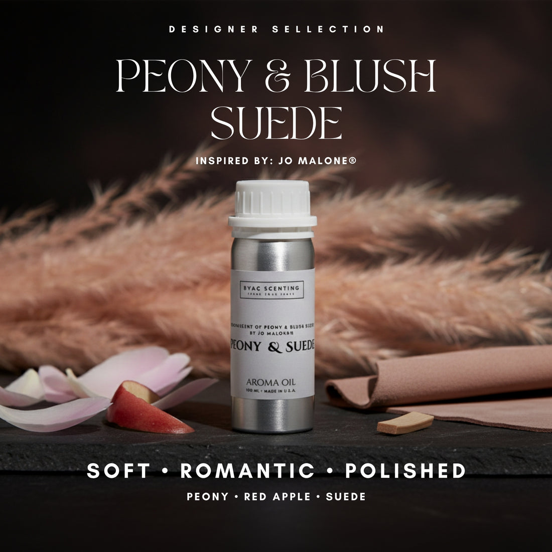 Peony &amp; Blush Suede